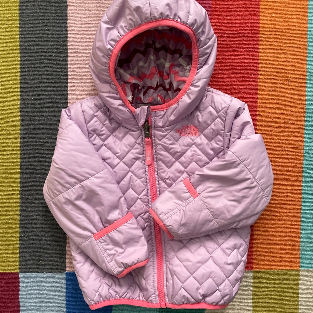 North Face reversible puffer 18-24